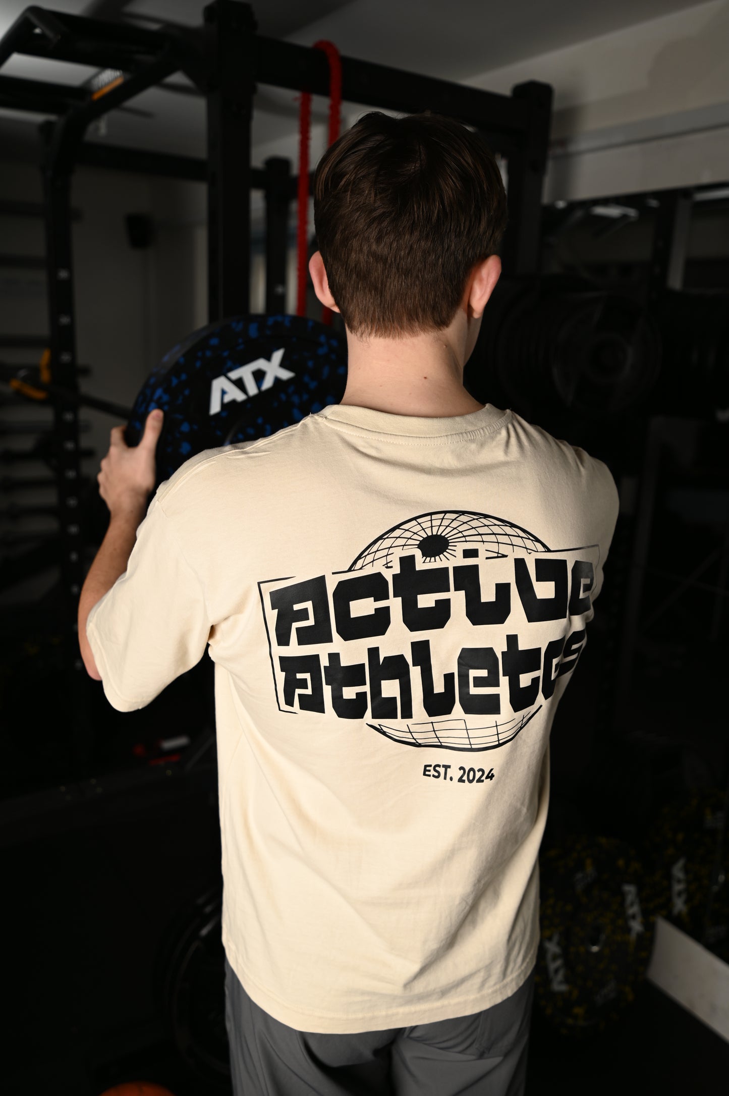 Globe Tee I Beige