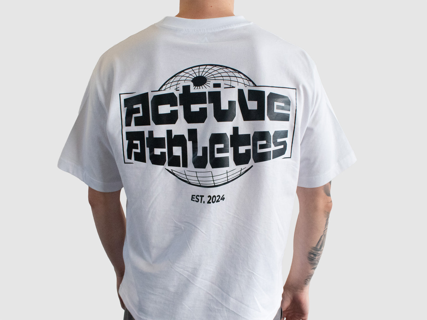 Oversized Globe Tee Hvid Bag