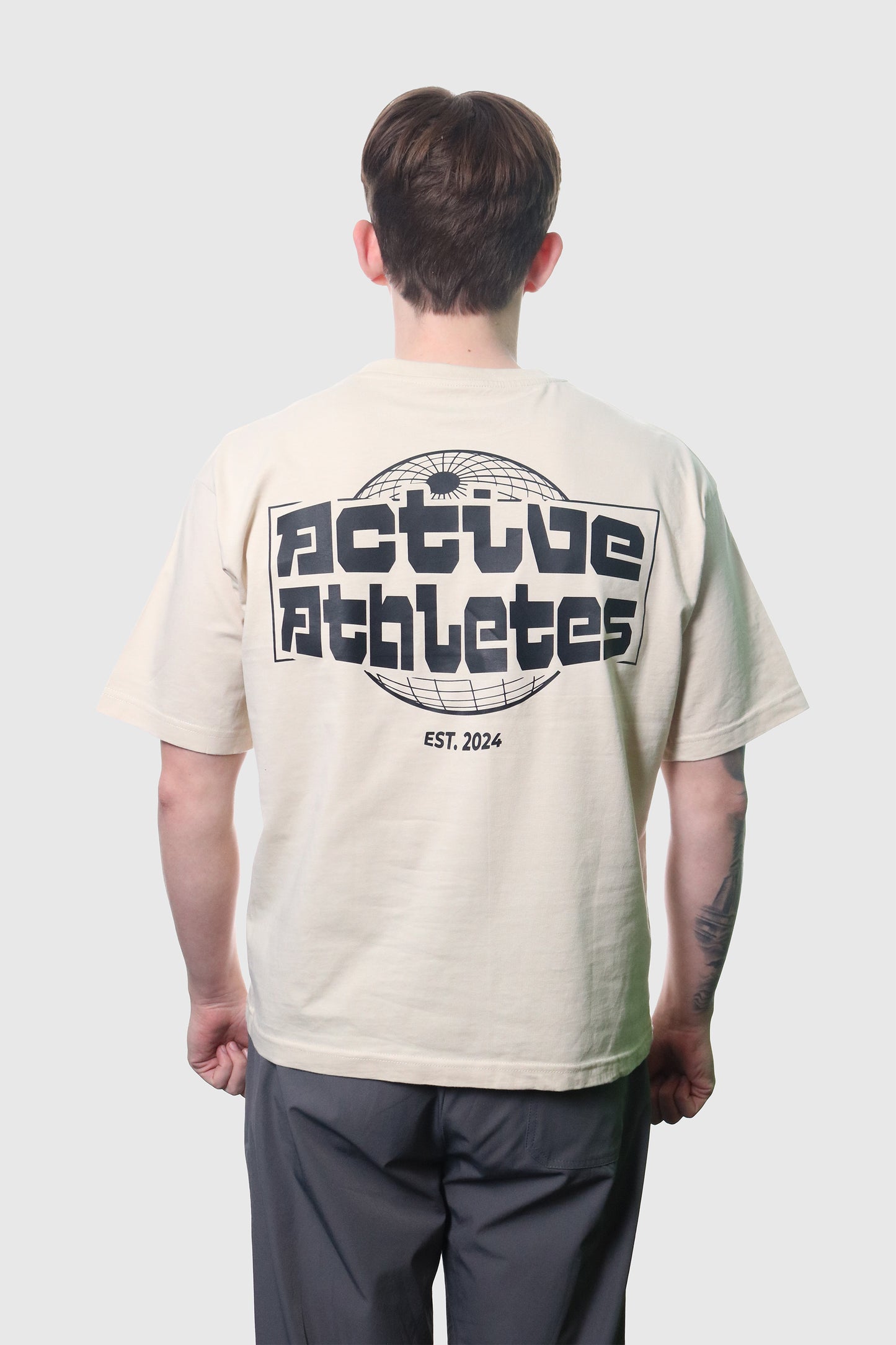 Globe Tee - Beige