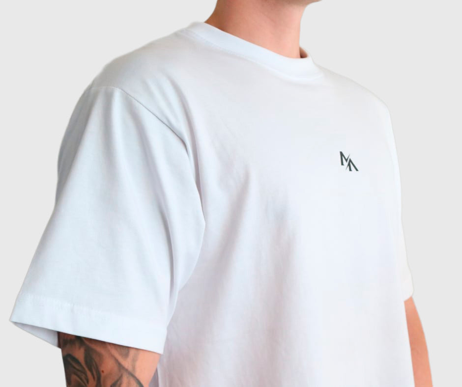 Globe Tee - Hvid